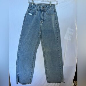 SHEIN Relaxed Fit Blue Jeans SIZE XS